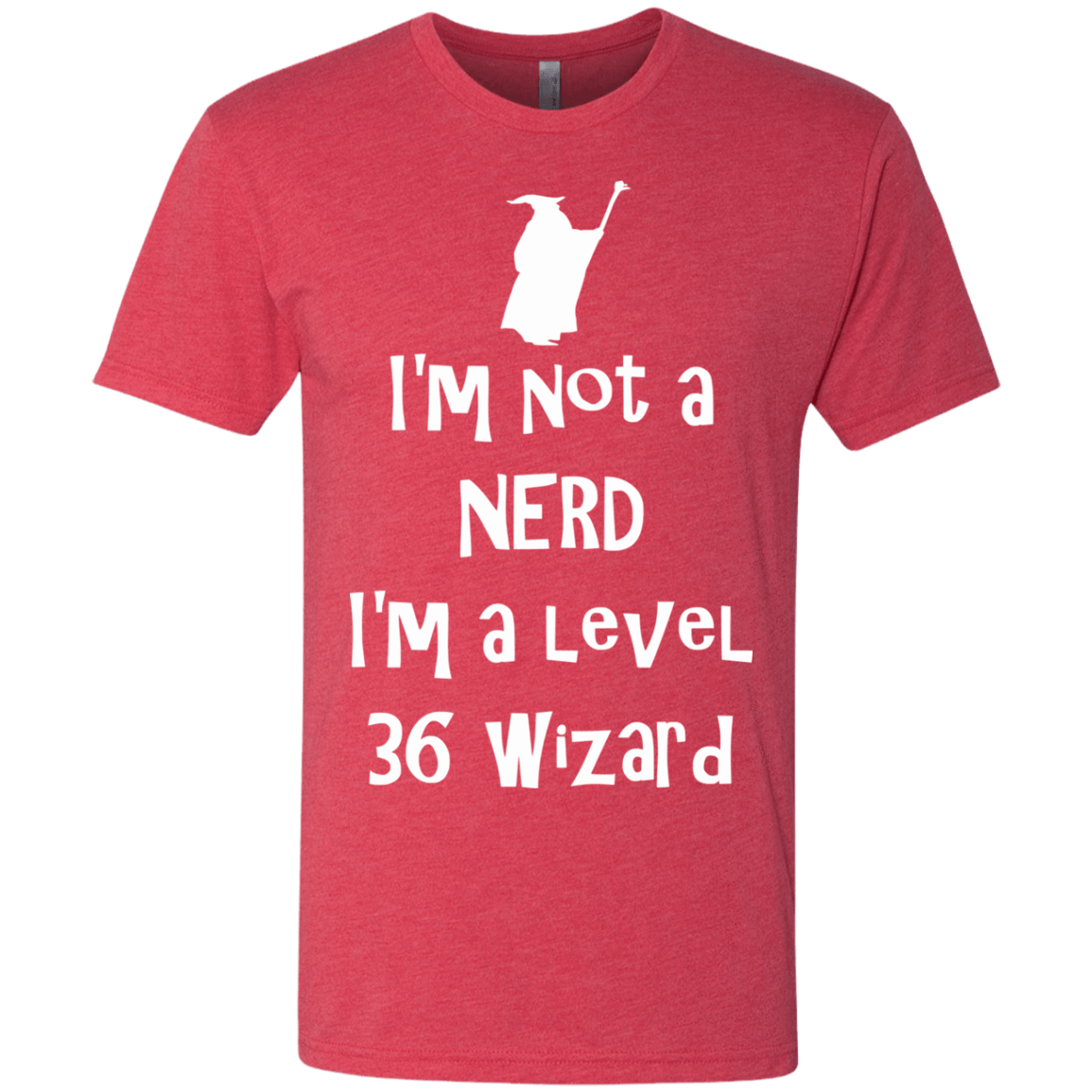 T-Shirts Vintage Red / S Not a Nerd Men's Triblend T-Shirt