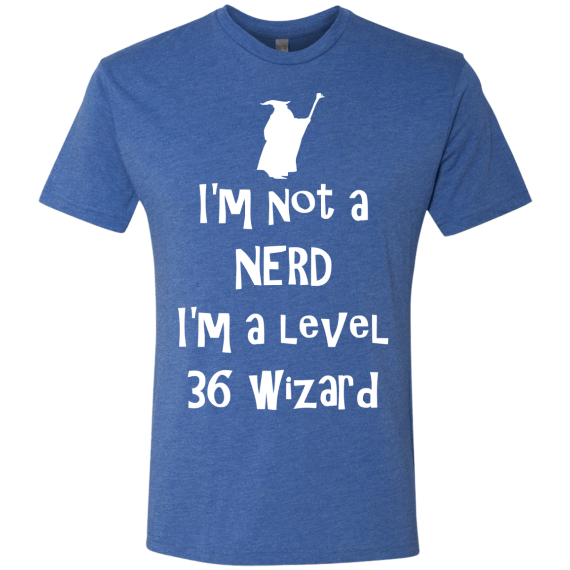 T-Shirts Vintage Royal / S Not a Nerd Men's Triblend T-Shirt