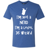 T-Shirts Vintage Royal / S Not a Nerd Men's Triblend T-Shirt
