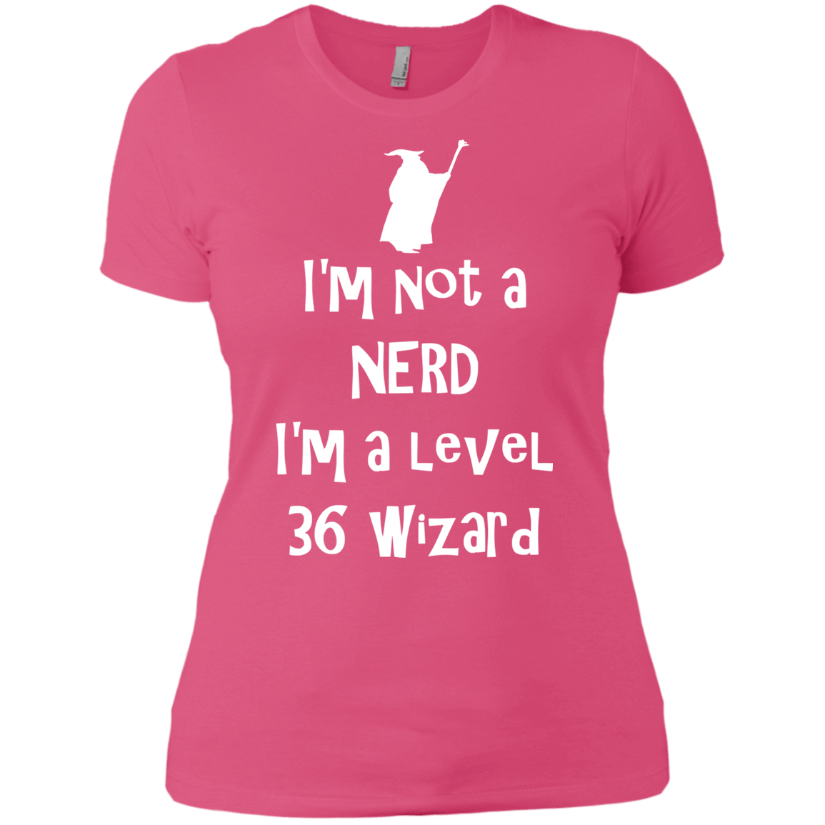 T-Shirts Hot Pink / X-Small Not a Nerd Women's Premium T-Shirt