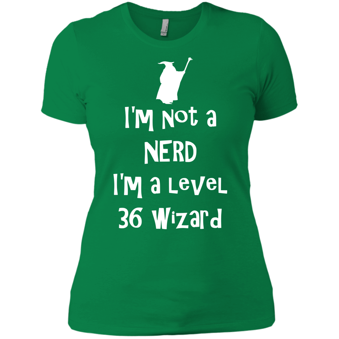 T-Shirts Kelly Green / X-Small Not a Nerd Women's Premium T-Shirt