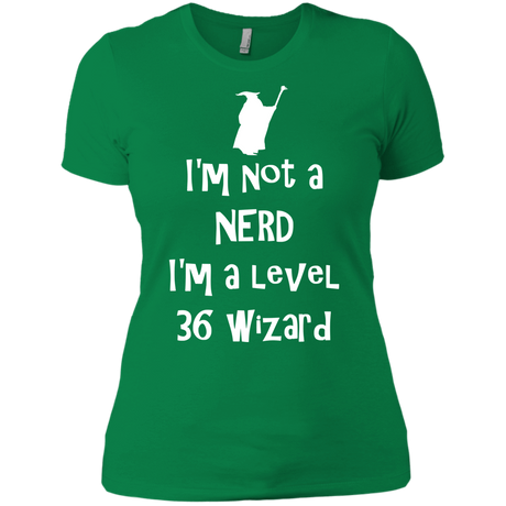 T-Shirts Kelly Green / X-Small Not a Nerd Women's Premium T-Shirt