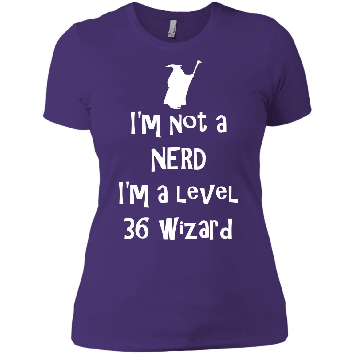 T-Shirts Purple Rush/ / X-Small Not a Nerd Women's Premium T-Shirt