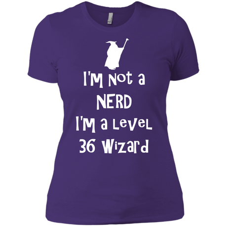 T-Shirts Purple Rush/ / X-Small Not a Nerd Women's Premium T-Shirt