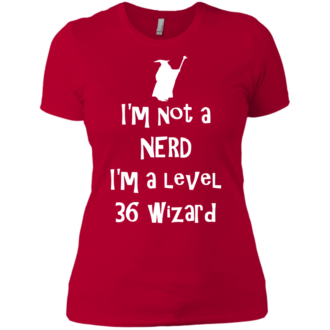 T-Shirts Red / X-Small Not a Nerd Women's Premium T-Shirt