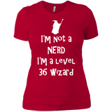 T-Shirts Red / X-Small Not a Nerd Women's Premium T-Shirt