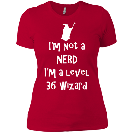 T-Shirts Red / X-Small Not a Nerd Women's Premium T-Shirt