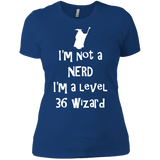 T-Shirts Royal / X-Small Not a Nerd Women's Premium T-Shirt