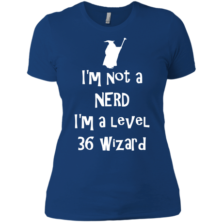 T-Shirts Royal / X-Small Not a Nerd Women's Premium T-Shirt