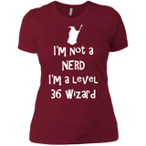T-Shirts Scarlet / X-Small Not a Nerd Women's Premium T-Shirt