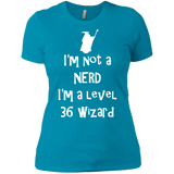 T-Shirts Turquoise / X-Small Not a Nerd Women's Premium T-Shirt
