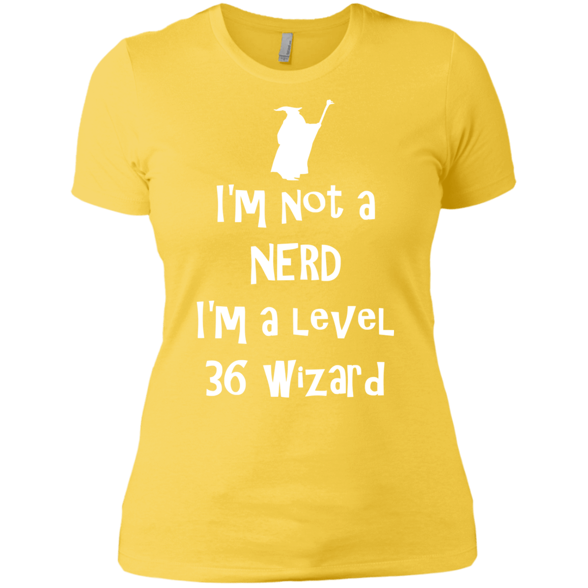 T-Shirts Vibrant Yellow / X-Small Not a Nerd Women's Premium T-Shirt