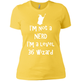 T-Shirts Vibrant Yellow / X-Small Not a Nerd Women's Premium T-Shirt