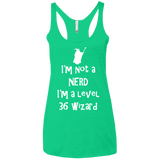Not a Nerd Women's Triblend Racerback Tank
