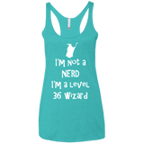 Not a Nerd Women's Triblend Racerback Tank