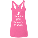 Not a Nerd Women's Triblend Racerback Tank