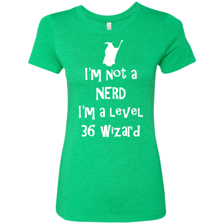 T-Shirts Envy / S Not a Nerd Women's Triblend T-Shirt
