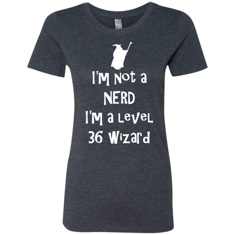 T-Shirts Vintage Navy / S Not a Nerd Women's Triblend T-Shirt