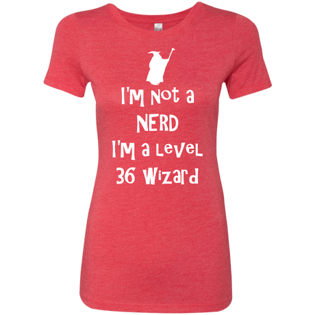 T-Shirts Vintage Red / S Not a Nerd Women's Triblend T-Shirt