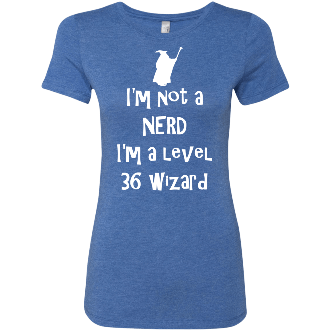 T-Shirts Vintage Royal / S Not a Nerd Women's Triblend T-Shirt