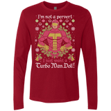 T-Shirts Cardinal / Small NOT A PERVERT Men's Premium Long Sleeve