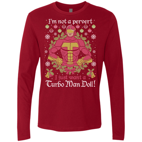 T-Shirts Cardinal / Small NOT A PERVERT Men's Premium Long Sleeve