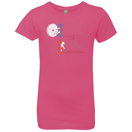 T-Shirts Hot Pink / YXS Not a Simply Portal Girls Premium T-Shirt