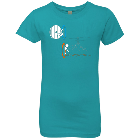 T-Shirts Tahiti Blue / YXS Not a Simply Portal Girls Premium T-Shirt