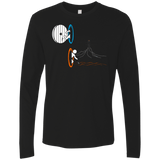 T-Shirts Black / Small Not a Simply Portal Men's Premium Long Sleeve