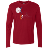 T-Shirts Cardinal / Small Not a Simply Portal Men's Premium Long Sleeve