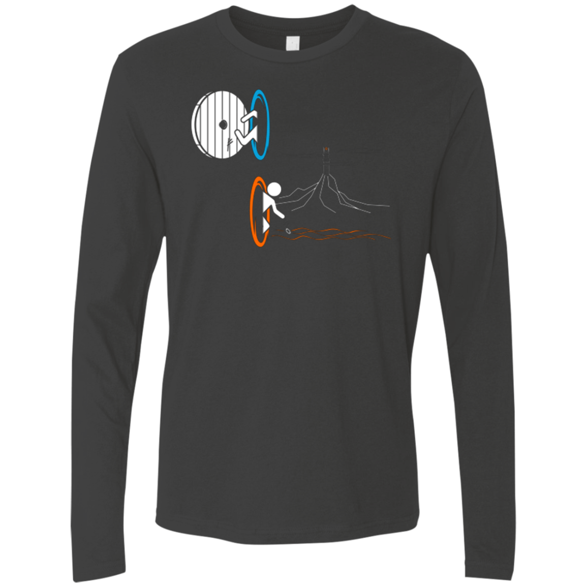 T-Shirts Heavy Metal / Small Not a Simply Portal Men's Premium Long Sleeve