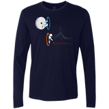 T-Shirts Midnight Navy / Small Not a Simply Portal Men's Premium Long Sleeve
