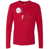 T-Shirts Red / Small Not a Simply Portal Men's Premium Long Sleeve