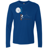 T-Shirts Royal / Small Not a Simply Portal Men's Premium Long Sleeve
