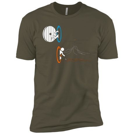 T-Shirts Military Green / X-Small Not a Simply Portal Men's Premium T-Shirt