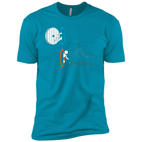 T-Shirts Turquoise / X-Small Not a Simply Portal Men's Premium T-Shirt