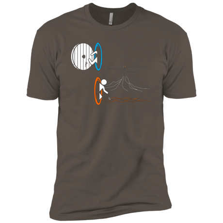 T-Shirts Warm Grey / X-Small Not a Simply Portal Men's Premium T-Shirt