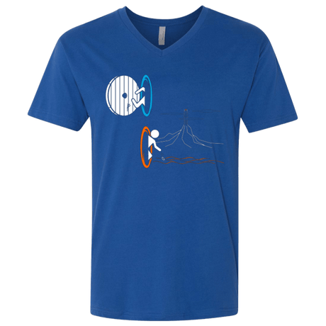 T-Shirts Royal / X-Small Not a Simply Portal Men's Premium V-Neck