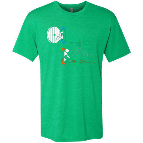 T-Shirts Envy / Small Not a Simply Portal Men's Triblend T-Shirt