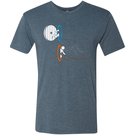 T-Shirts Indigo / Small Not a Simply Portal Men's Triblend T-Shirt