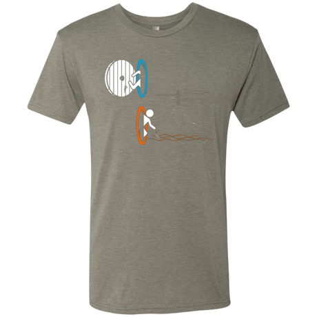 T-Shirts Venetian Grey / Small Not a Simply Portal Men's Triblend T-Shirt