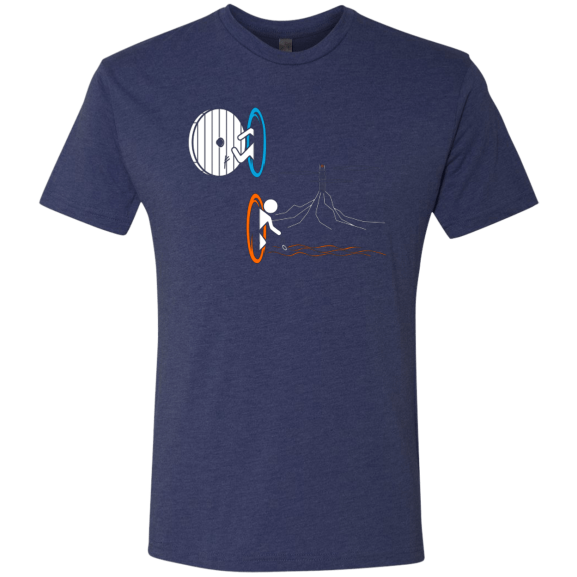 T-Shirts Vintage Navy / Small Not a Simply Portal Men's Triblend T-Shirt