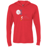 T-Shirts Vintage Red / X-Small Not a Simply Portal Triblend Long Sleeve Hoodie Tee