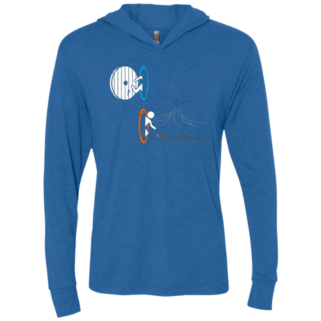 T-Shirts Vintage Royal / X-Small Not a Simply Portal Triblend Long Sleeve Hoodie Tee