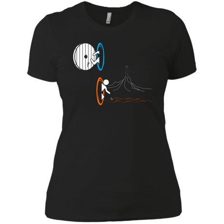 T-Shirts Black / X-Small Not a Simply Portal Women's Premium T-Shirt