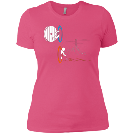 T-Shirts Hot Pink / X-Small Not a Simply Portal Women's Premium T-Shirt