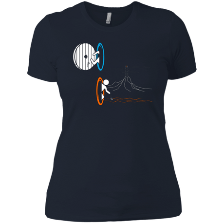 T-Shirts Midnight Navy / X-Small Not a Simply Portal Women's Premium T-Shirt