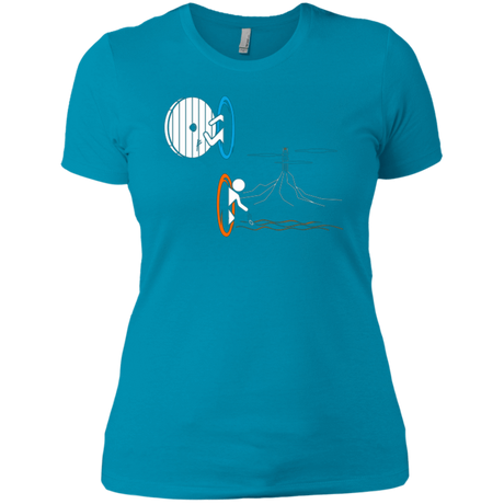 T-Shirts Turquoise / X-Small Not a Simply Portal Women's Premium T-Shirt