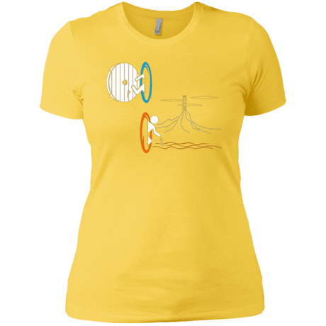 T-Shirts Vibrant Yellow / X-Small Not a Simply Portal Women's Premium T-Shirt
