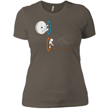 T-Shirts Warm Grey / X-Small Not a Simply Portal Women's Premium T-Shirt